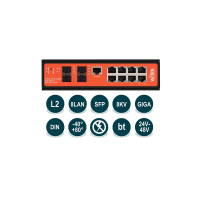 Управляемый промышленный коммутатор Wi-Tek WI-PMS312GF-I (v2) Управляемый промышленный коммутатор Wi-Tek WI-PMS312GF-I (v2)