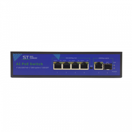 Источник питания ST-S42POE (4G/1G/1S/65W/А) PRO (версия 2)