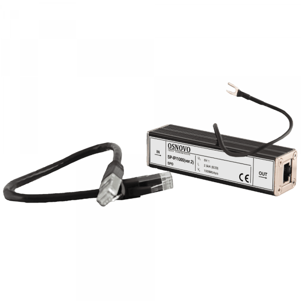 Устройства грозозащиты OSNOVO SP-IP/1000 (ver2)